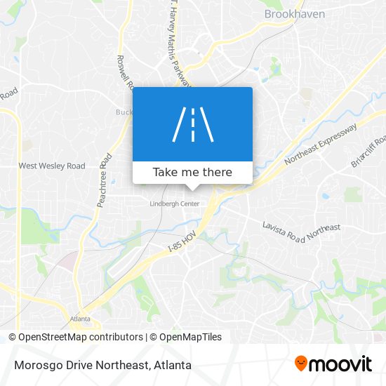 Mapa de Morosgo Drive Northeast