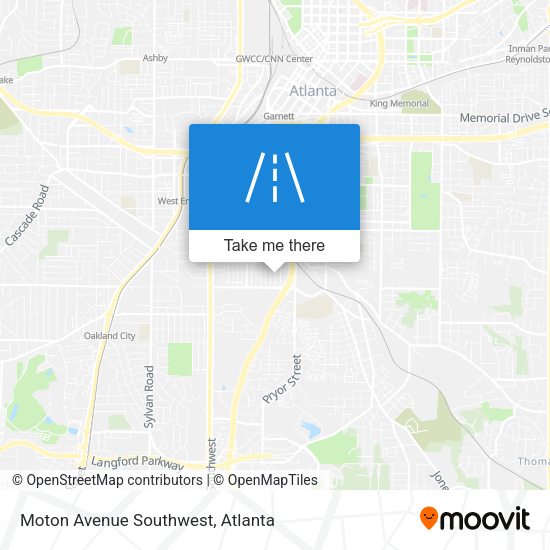 Mapa de Moton Avenue Southwest