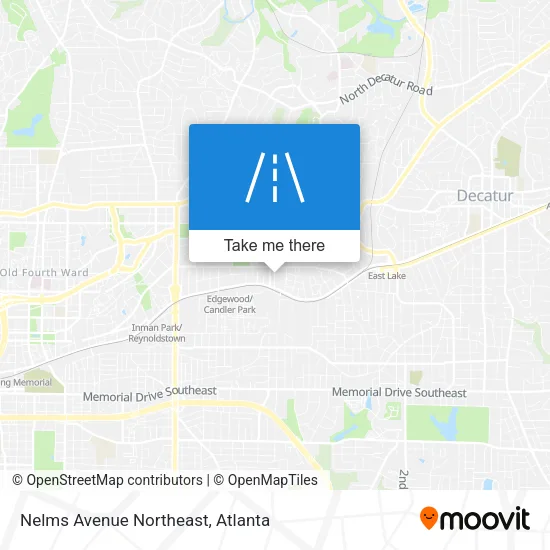 Mapa de Nelms Avenue Northeast