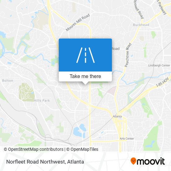 Mapa de Norfleet Road Northwest