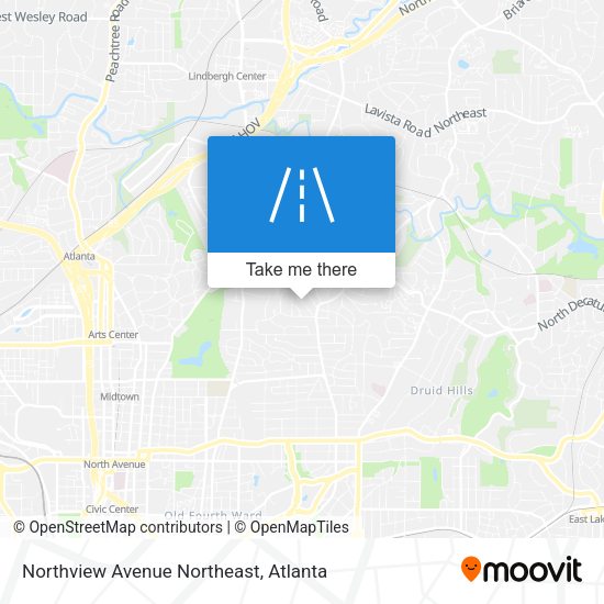 Northview Avenue Northeast map