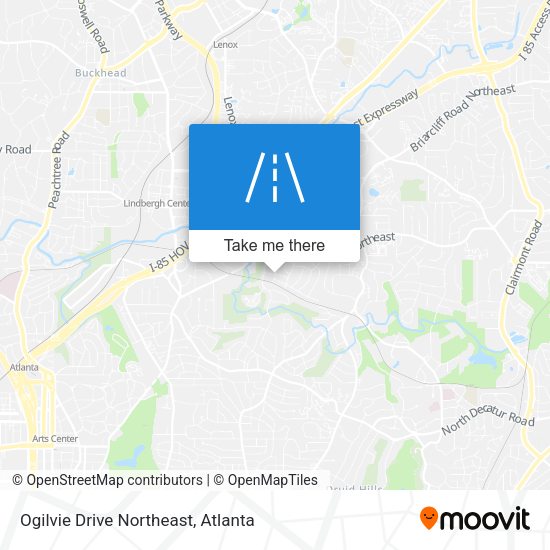 Ogilvie Drive Northeast map