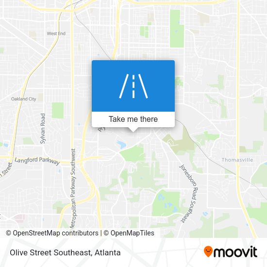 Olive Street Southeast map