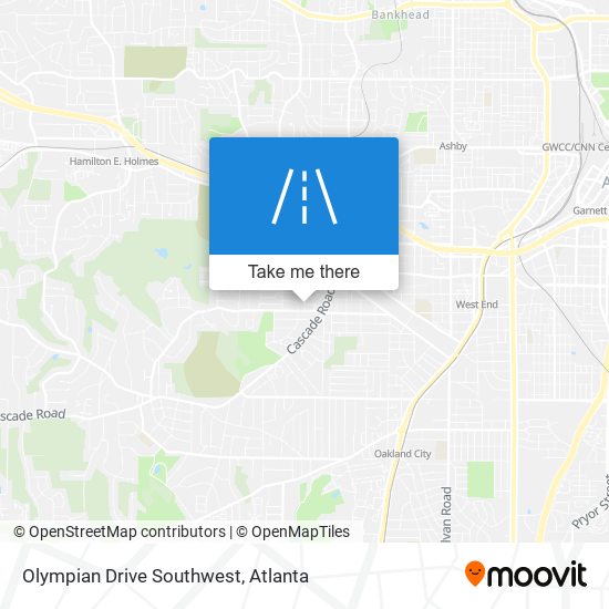 Mapa de Olympian Drive Southwest