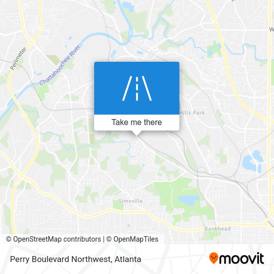 Mapa de Perry Boulevard Northwest