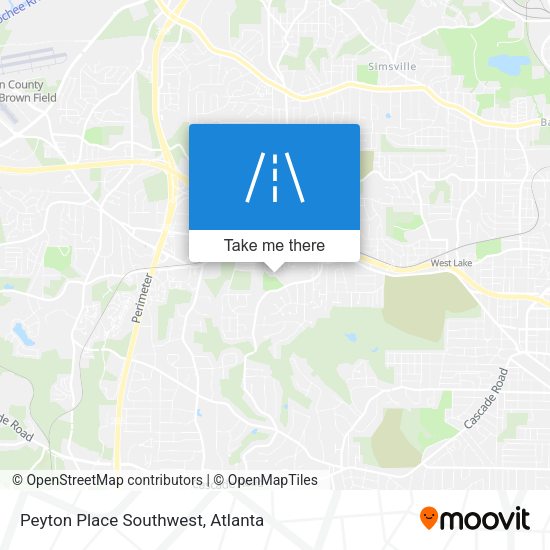 Peyton Place Southwest map