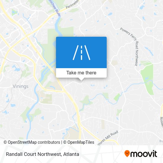 Randall Court Northwest map
