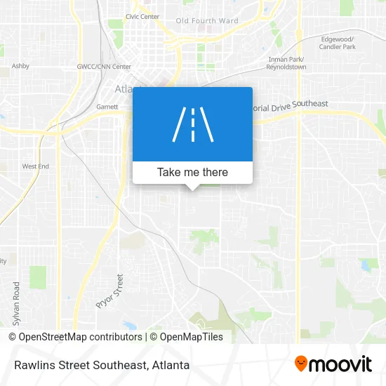 Rawlins Street Southeast map