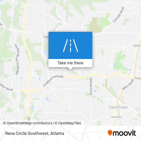 Rena Circle Southwest map