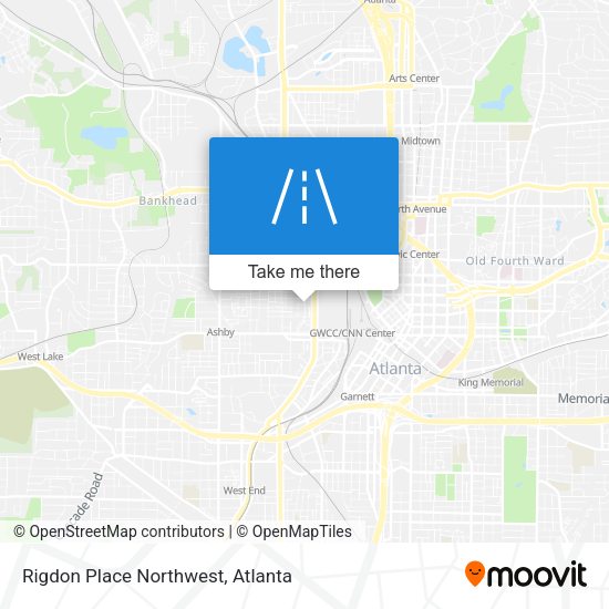 Mapa de Rigdon Place Northwest