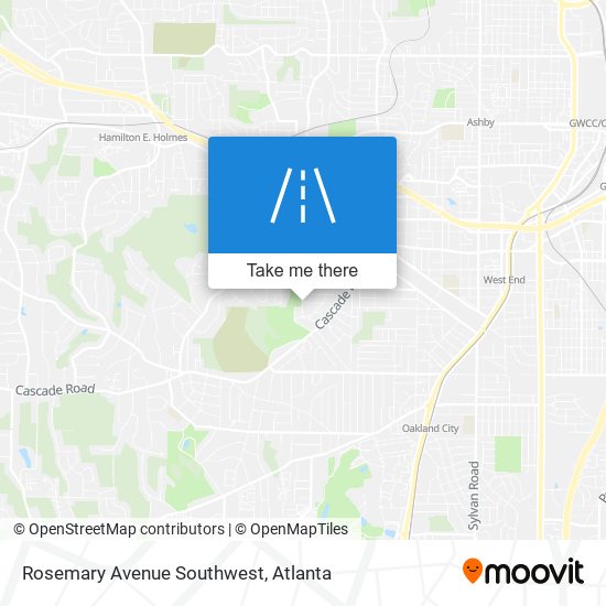 Mapa de Rosemary Avenue Southwest