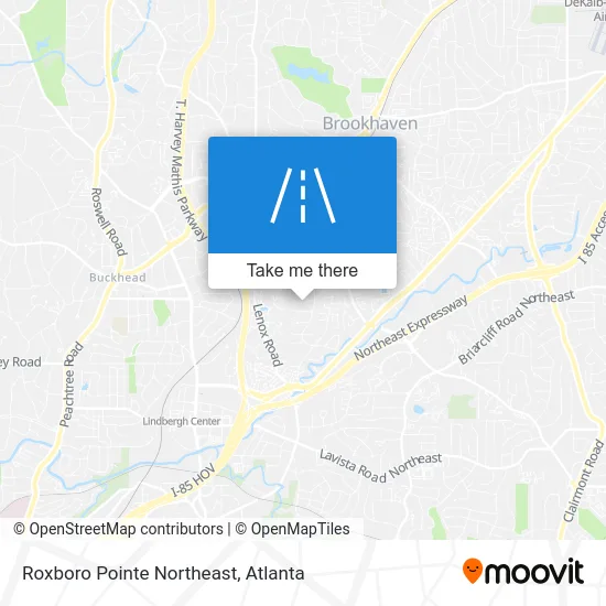 Roxboro Pointe Northeast map