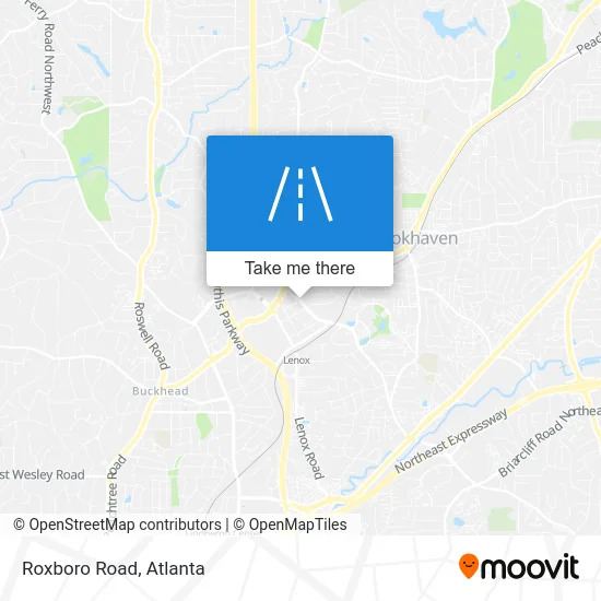 Roxboro Road map
