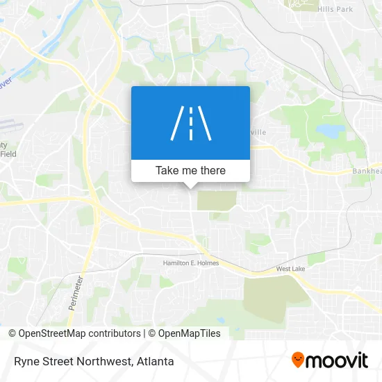 Ryne Street Northwest map