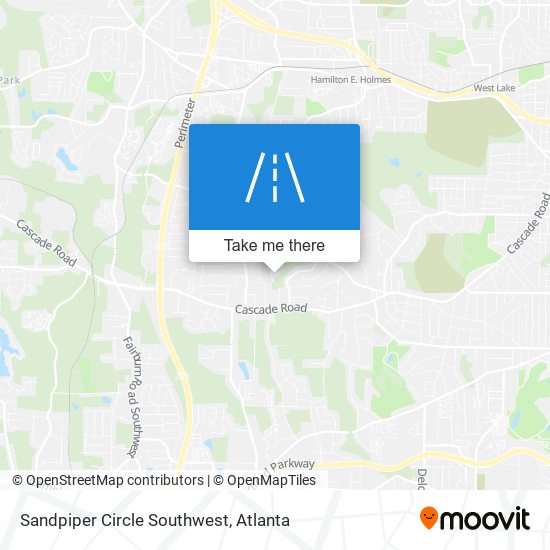 Mapa de Sandpiper Circle Southwest