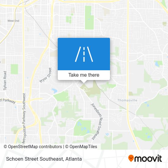 Mapa de Schoen Street Southeast