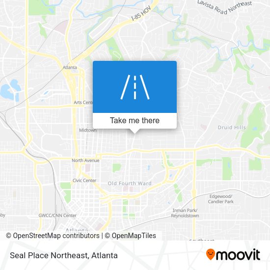 Seal Place Northeast map