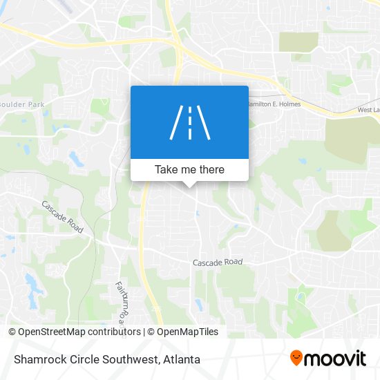 Mapa de Shamrock Circle Southwest