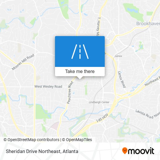 Mapa de Sheridan Drive Northeast