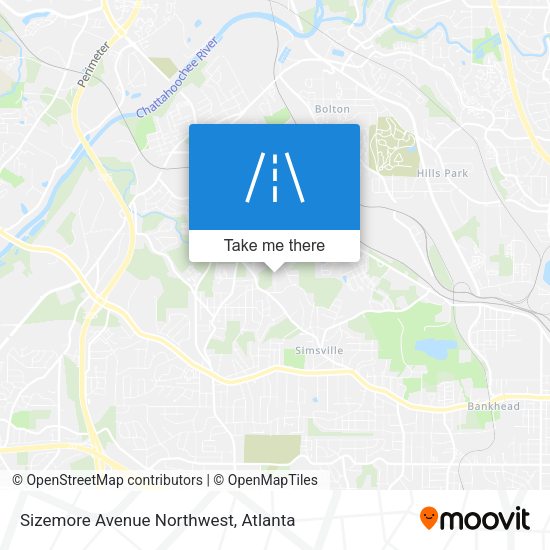 Mapa de Sizemore Avenue Northwest