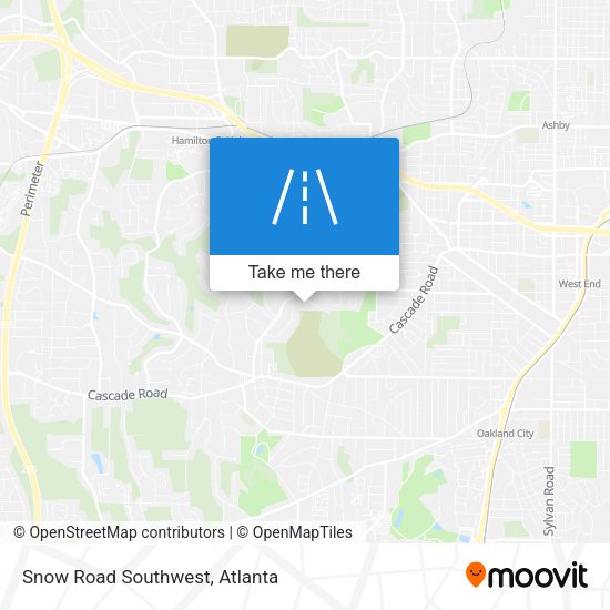 Mapa de Snow Road Southwest