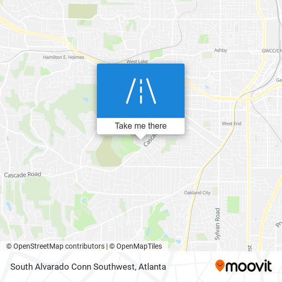 Mapa de South Alvarado Conn Southwest