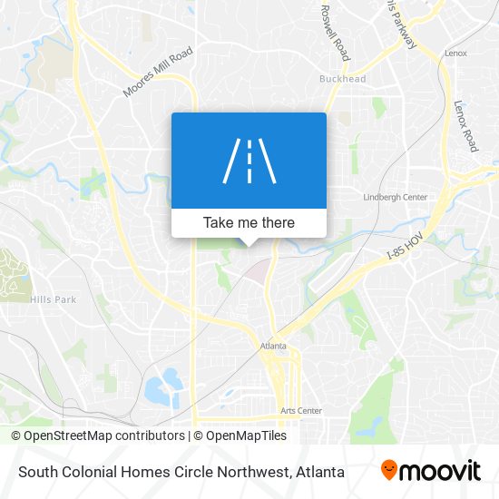 South Colonial Homes Circle Northwest map