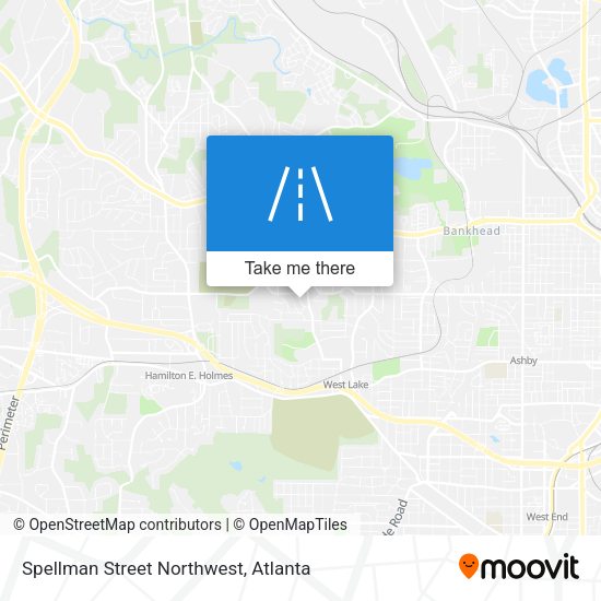 Mapa de Spellman Street Northwest