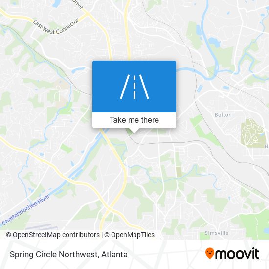 Mapa de Spring Circle Northwest