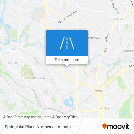 Springlake Place Northwest map