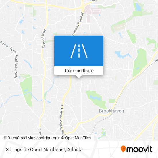 Springside Court Northeast map