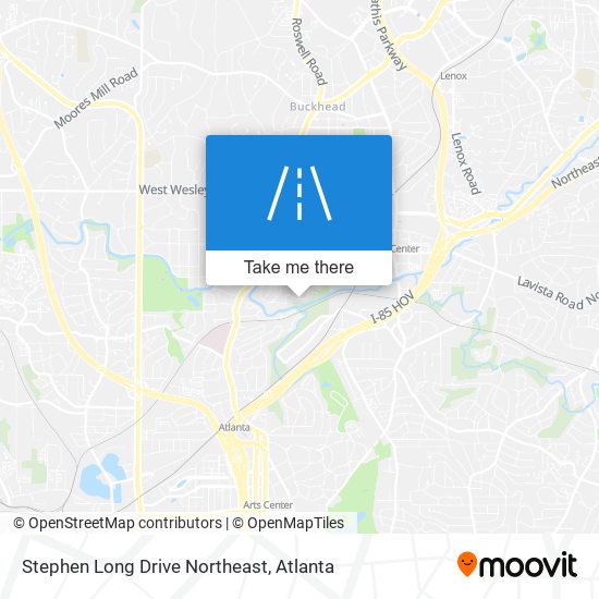 Mapa de Stephen Long Drive Northeast