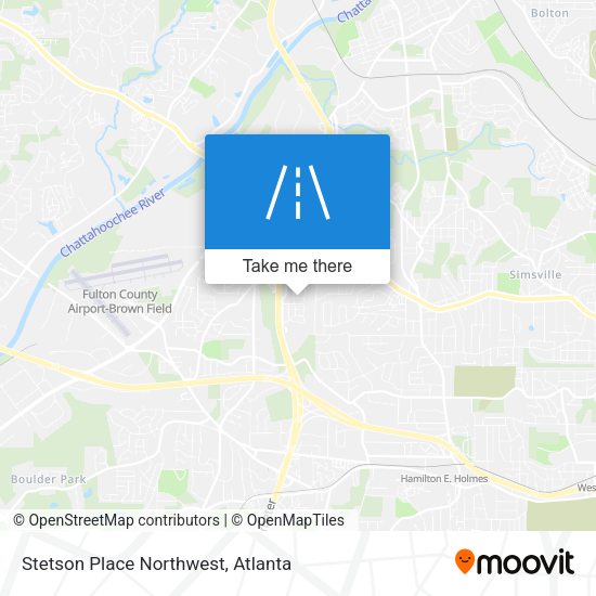 Mapa de Stetson Place Northwest