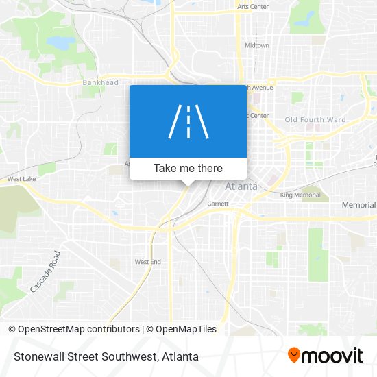 Mapa de Stonewall Street Southwest