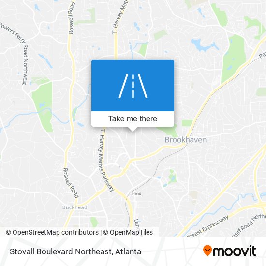 Mapa de Stovall Boulevard Northeast