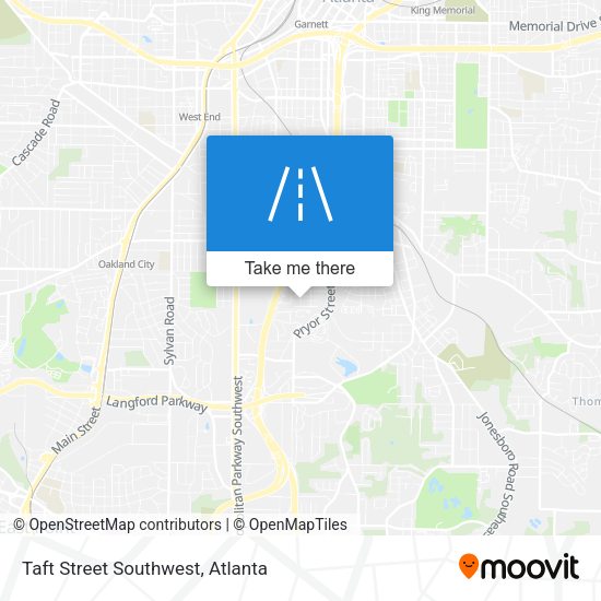 Mapa de Taft Street Southwest