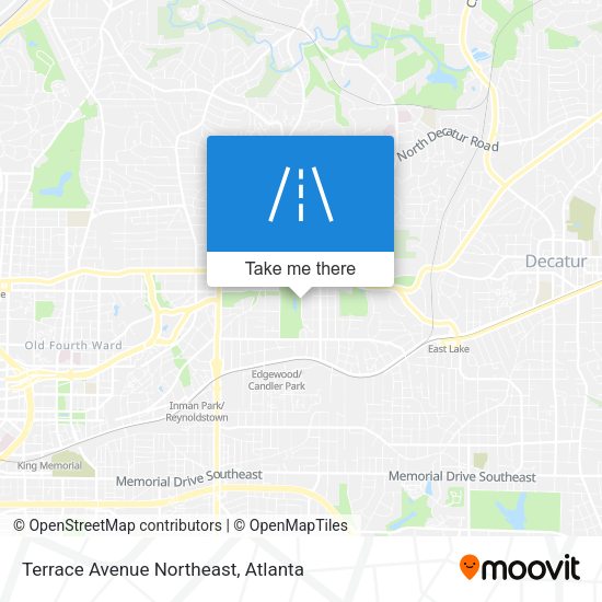 Terrace Avenue Northeast map