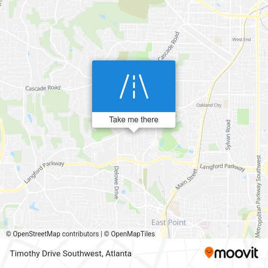 Mapa de Timothy Drive Southwest