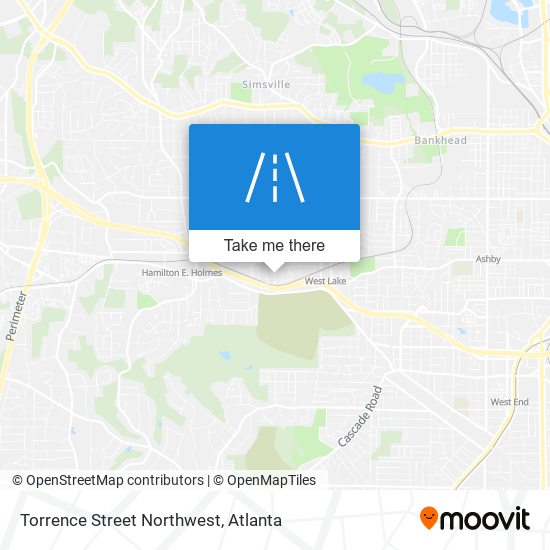 Torrence Street Northwest map