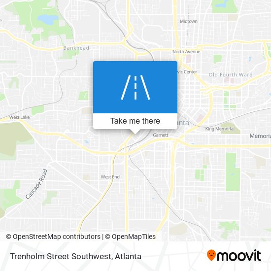 Mapa de Trenholm Street Southwest