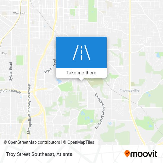 Troy Street Southeast map