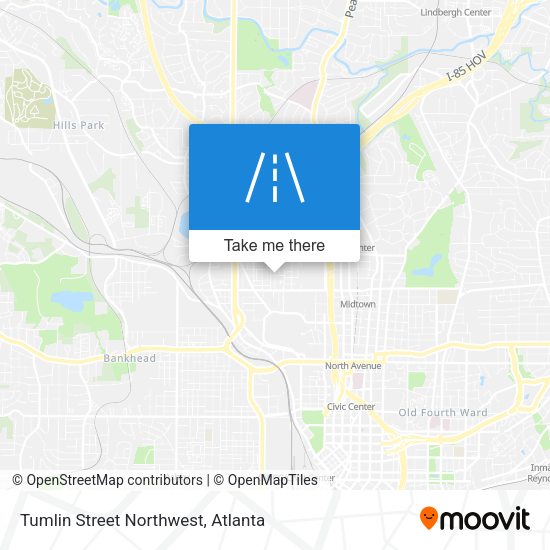 Tumlin Street Northwest map