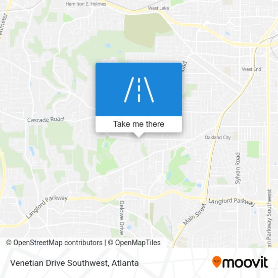 Mapa de Venetian Drive Southwest