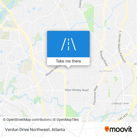 Mapa de Verdun Drive Northwest