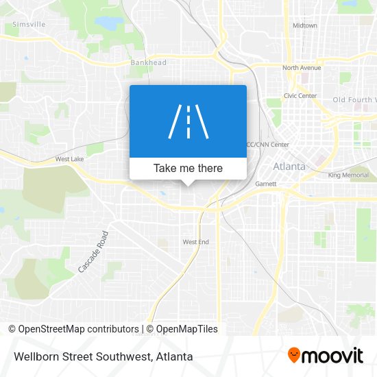 Wellborn Street Southwest map
