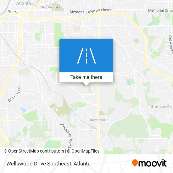 Mapa de Wellswood Drive Southeast