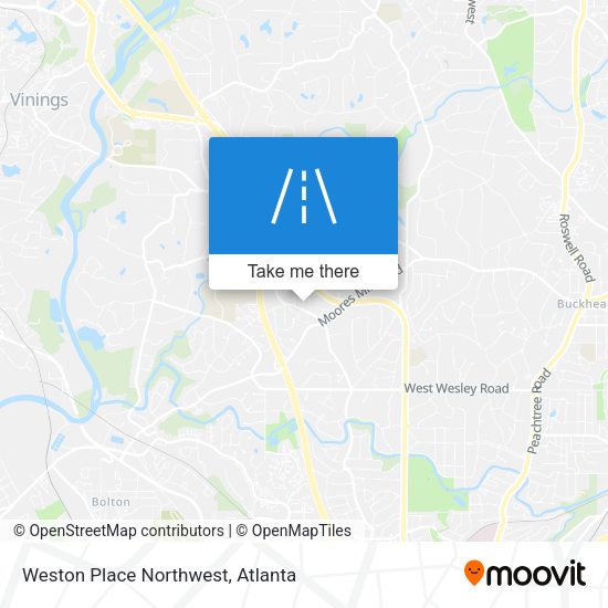 Mapa de Weston Place Northwest