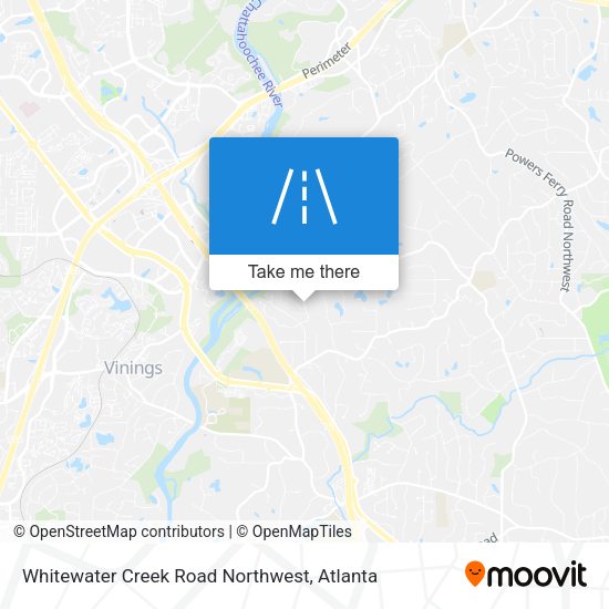 Mapa de Whitewater Creek Road Northwest