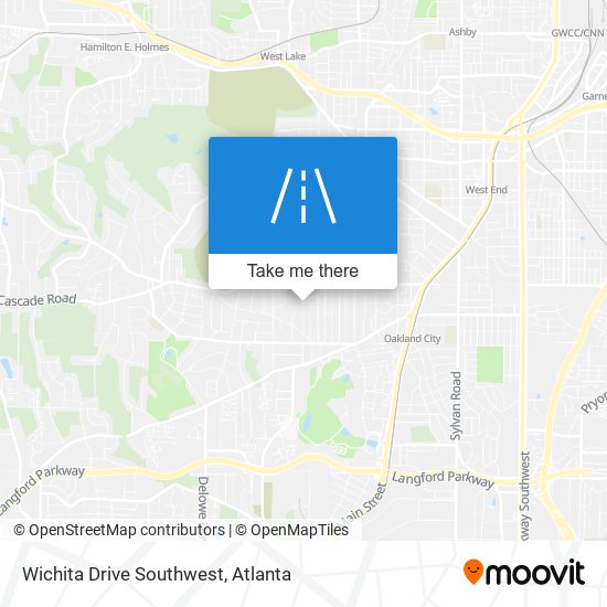 Mapa de Wichita Drive Southwest