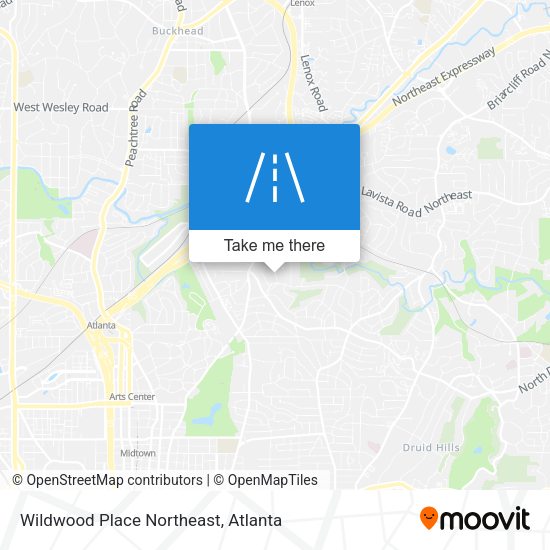 Wildwood Place Northeast map